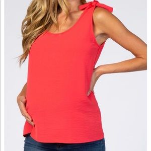 Coral Knot Maternity Tank